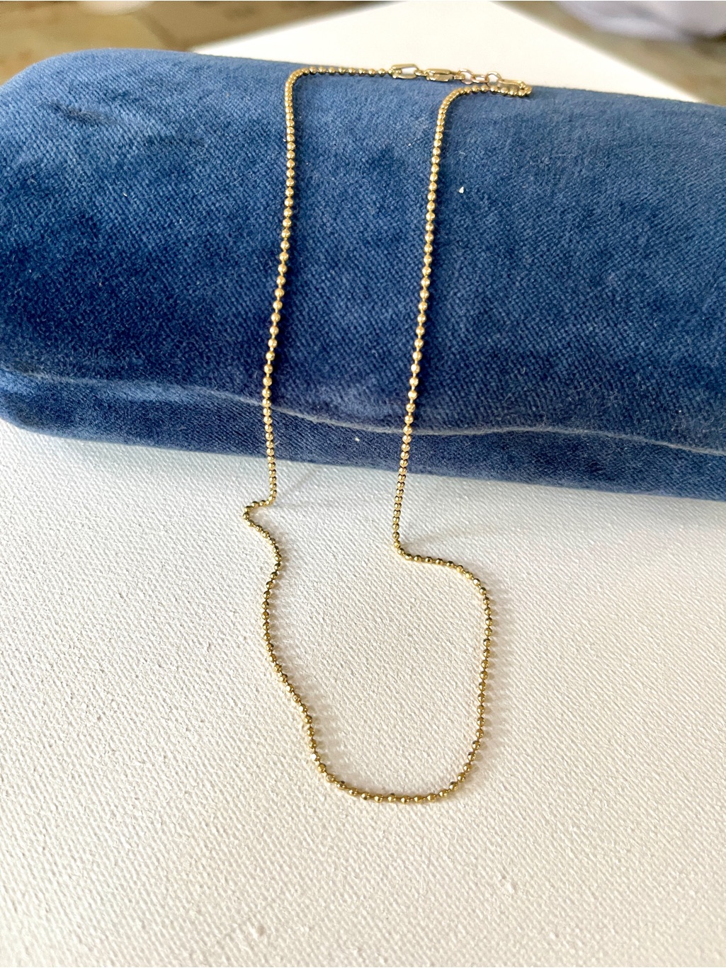 14k Ball Necklace